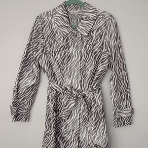 Chico's Trench-Style Jacket  Sz 2=L